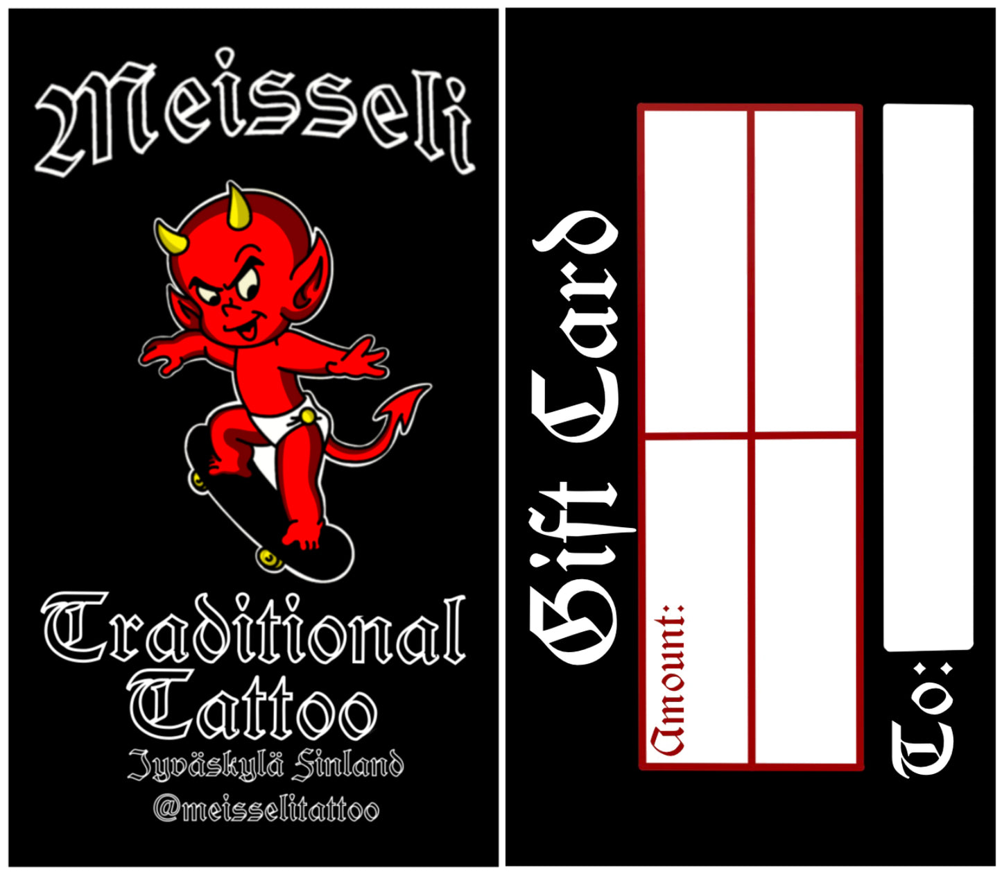 Meisseli Tattoo Gift Cards